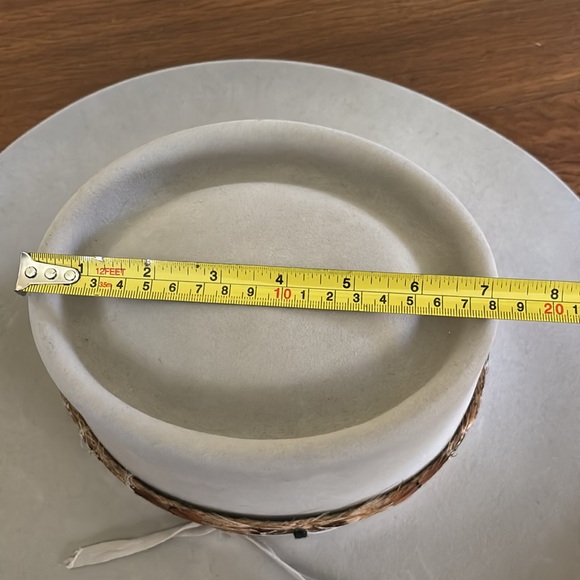 Resistol Diamond Horseshoe western cowboy cowgirl felt hat with feather band - Picture 7 of 16